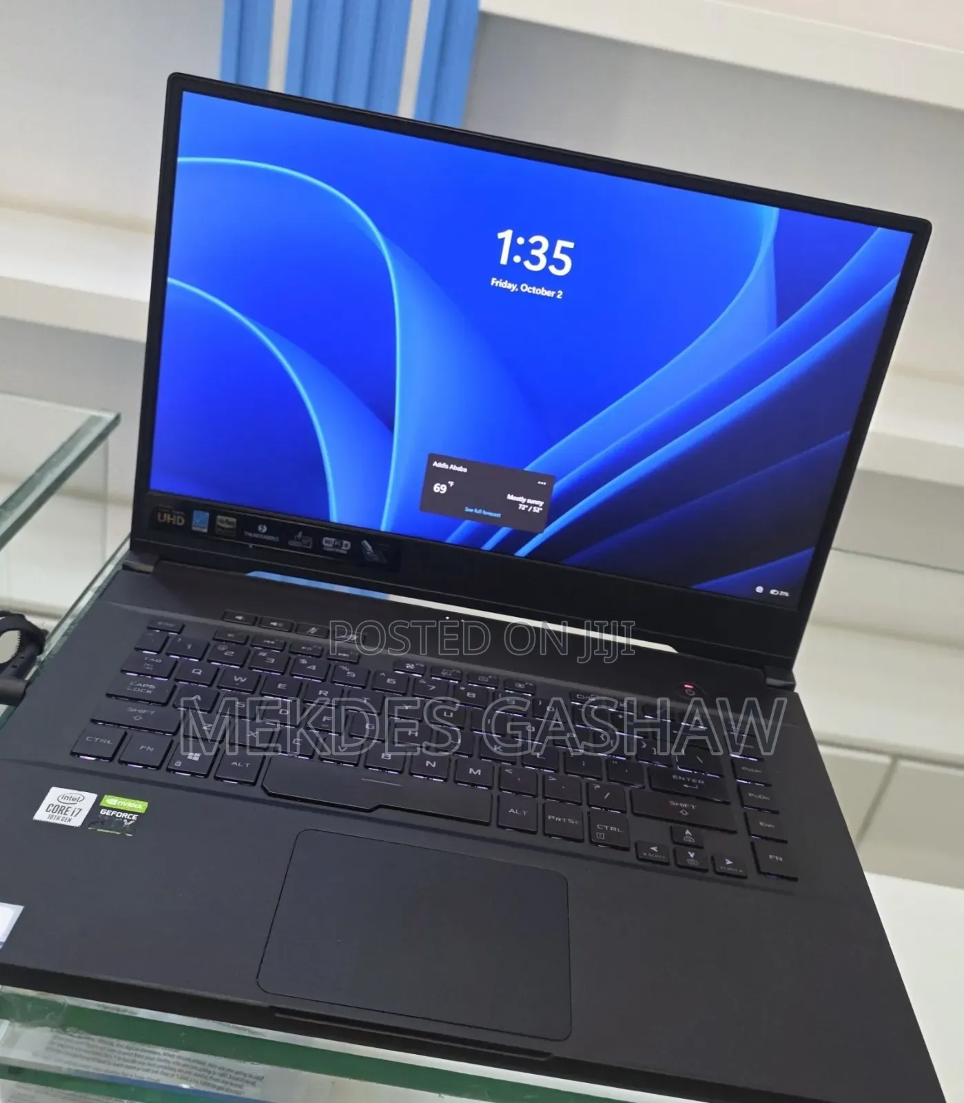 New Laptop Asus ROG Zephyrus G15 16GB Intel Core i7 SSD 512GB