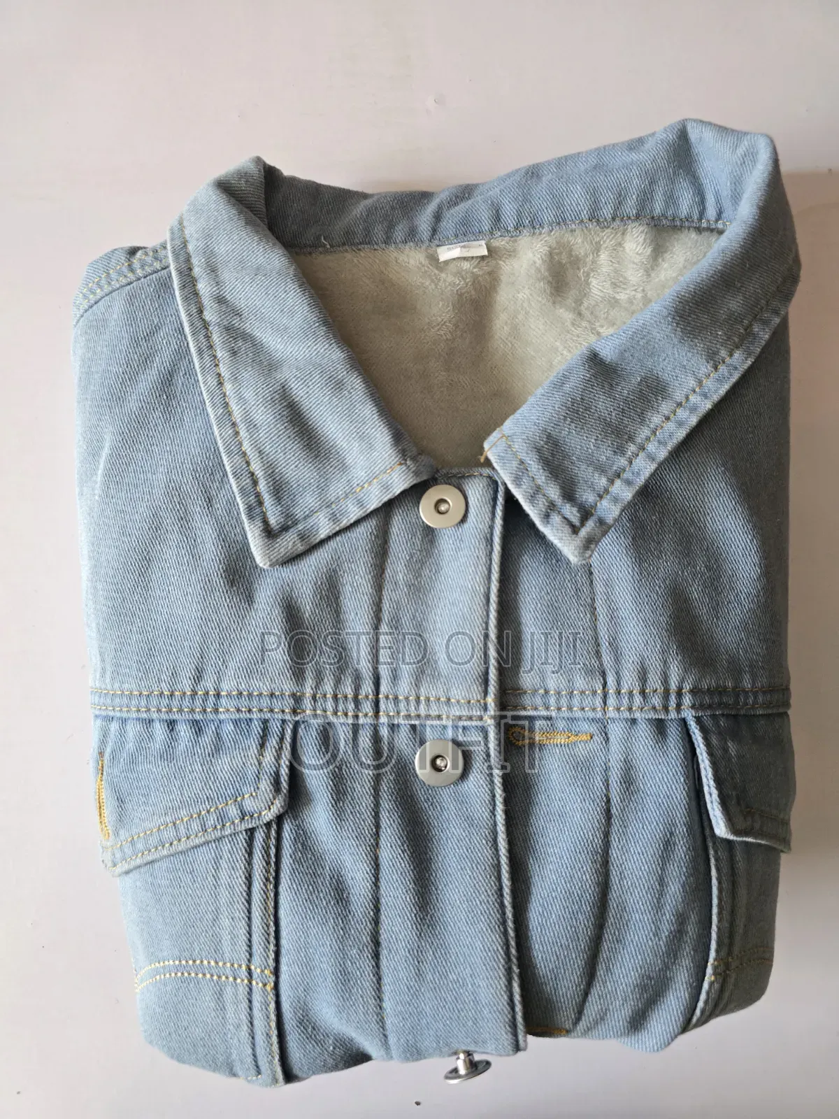 Fleece Lined Denim Jacket