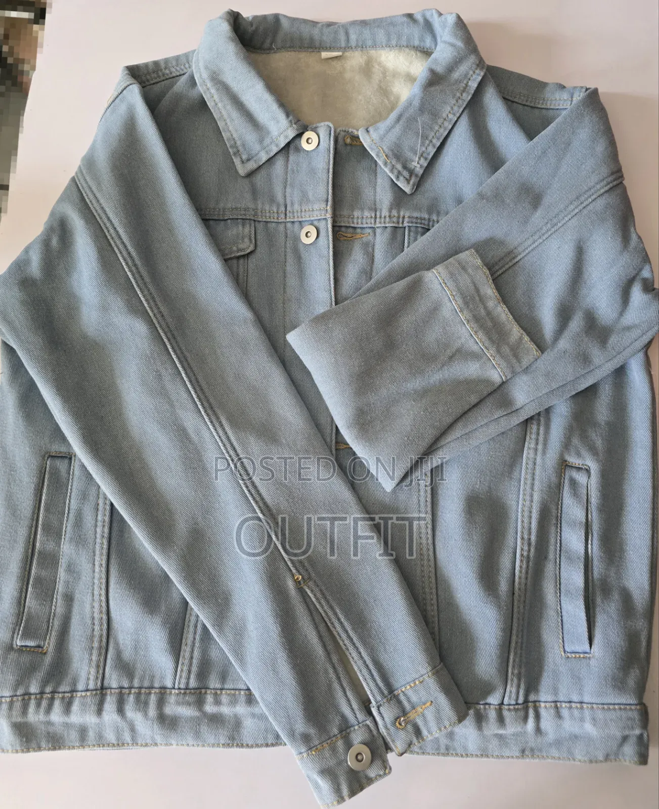 Fleece Lined Denim Jacket