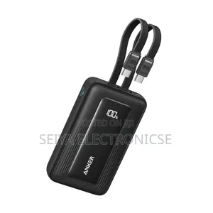 Anker Zolo Power Bank (10,000mAh, 35W With Built-in Dual USB-C Cable