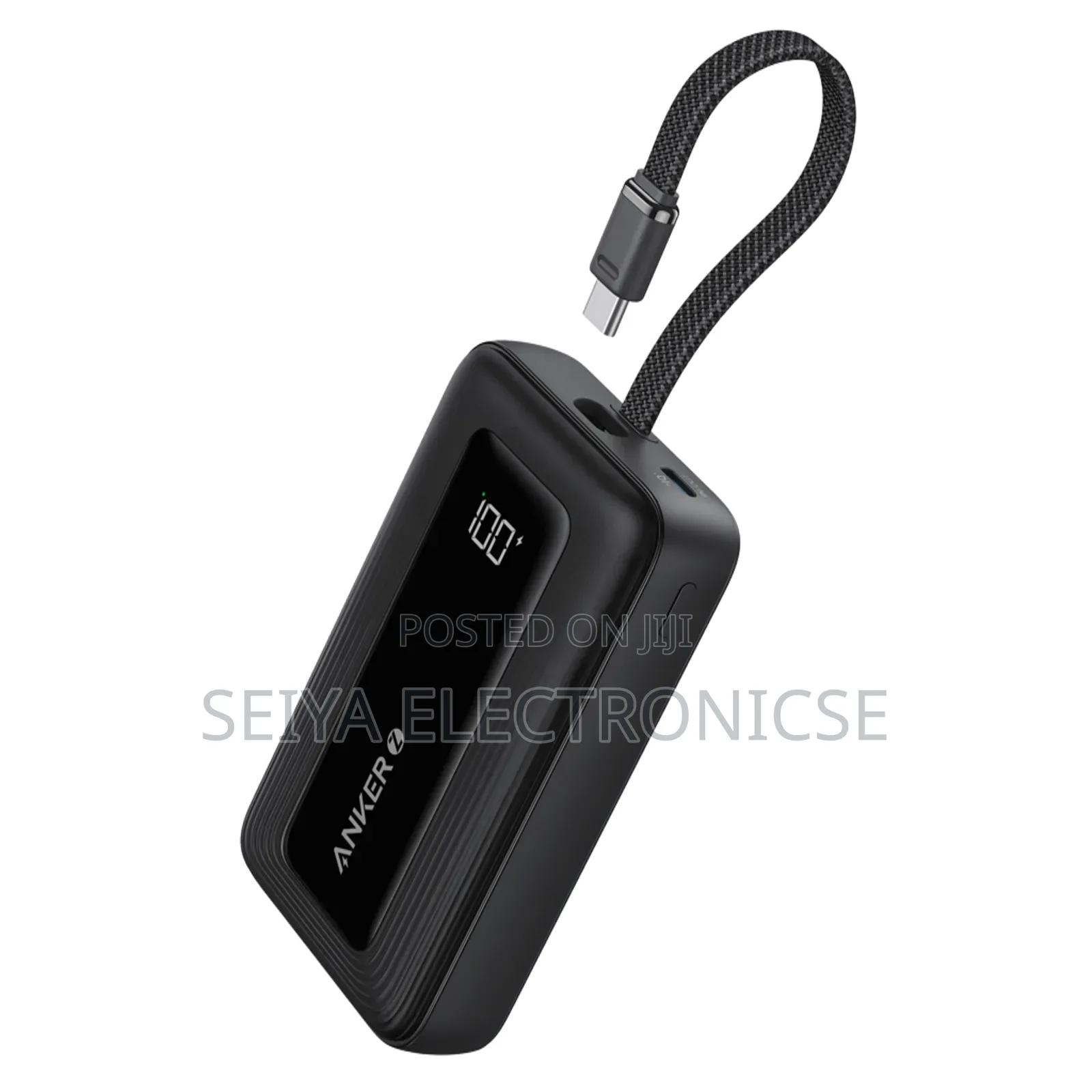 Anker Zolo Power Bank (10,000mAh, 35W With Built-in Dual USB-C Cable