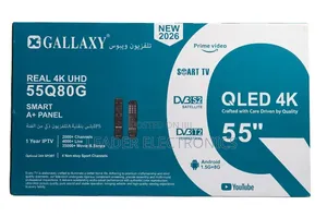 Galaxy 55-Inch Smart Android TV – 4K UHD QLED | New 2026 Model