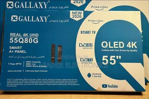 Galaxy 55-Inch Smart Android TV – 4K UHD QLED | New 2026 Model