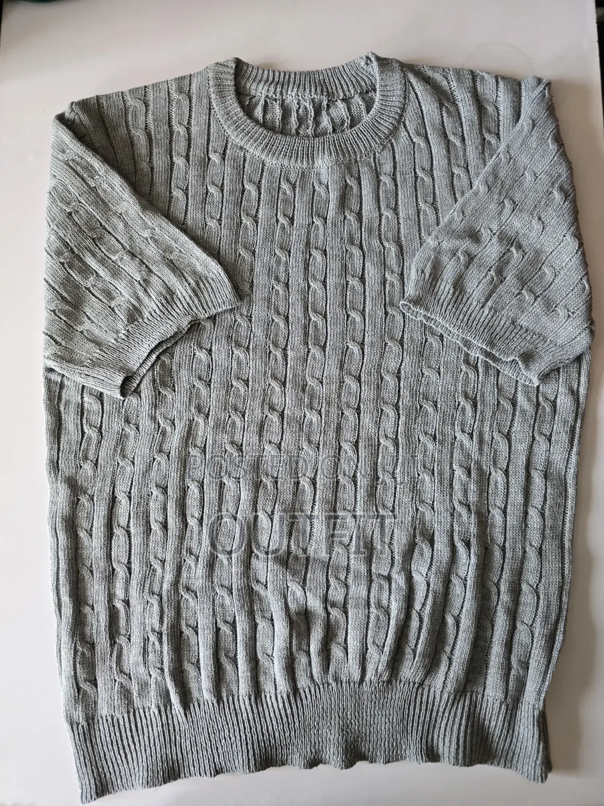 Knit Short Sleeve Sweater