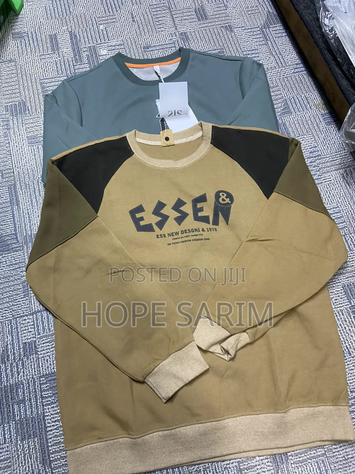 ESSEN Premium Color-Block Sweatshirts