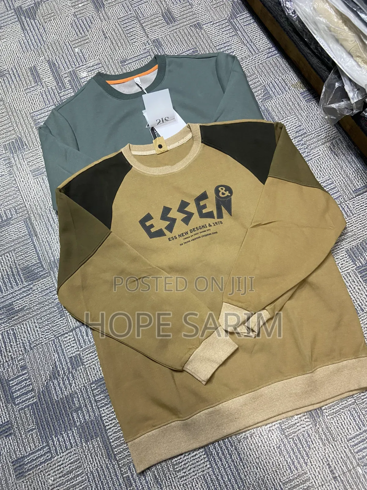 ESSEN Premium Color-Block Sweatshirts