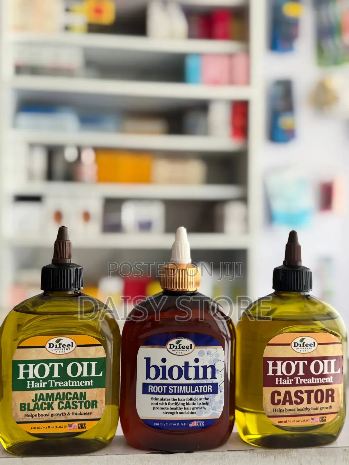 Difeel Hot Oil Treatment & Biotin Root Stimulator (210ml)