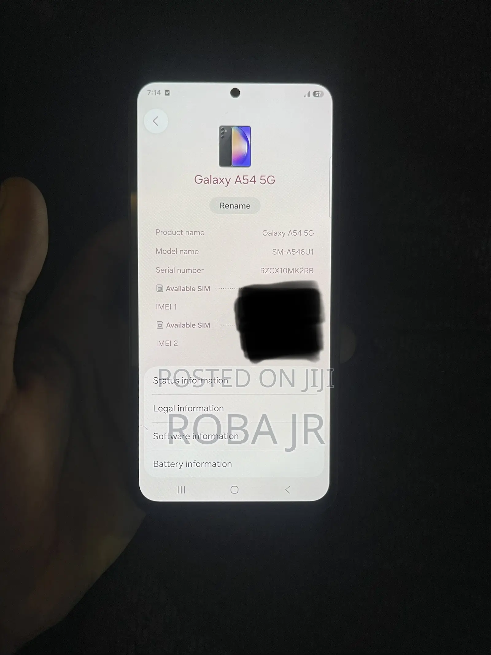 Samsung Galaxy A54 5G 128 GB Gray