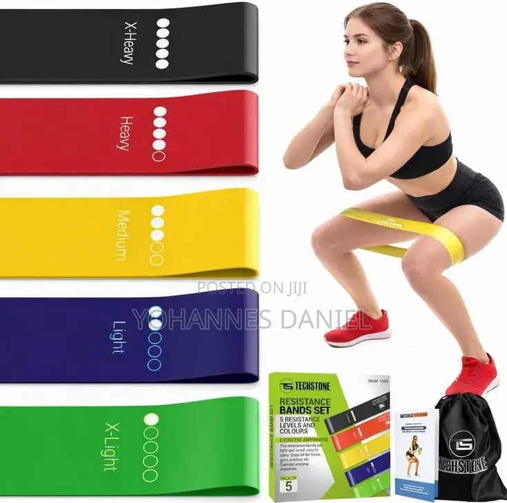 Resistance Band Set – Exercise Bands for Men & Women