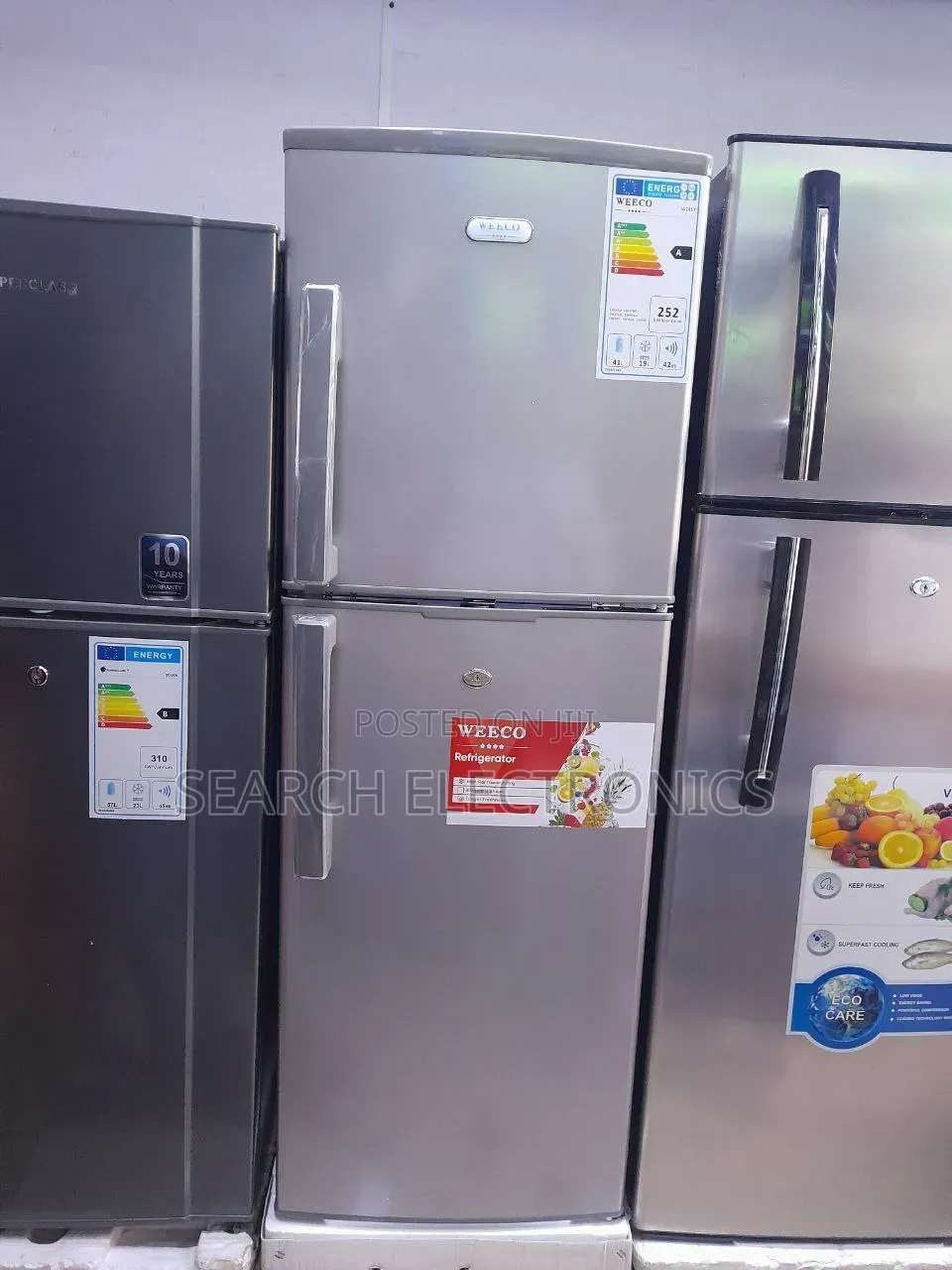 Weeco 245,l Refrigerator ዊኮ ስማርት ፍሪጅ