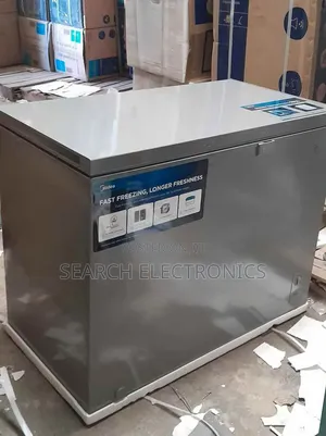 Midea 340,l Deep Freez Steeless Steel Smart Fridge