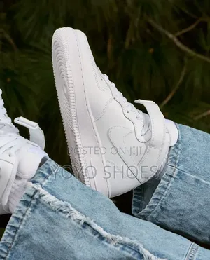 Nike Air Force 1classic All-White High Fashion Sneaker Shoe Men's