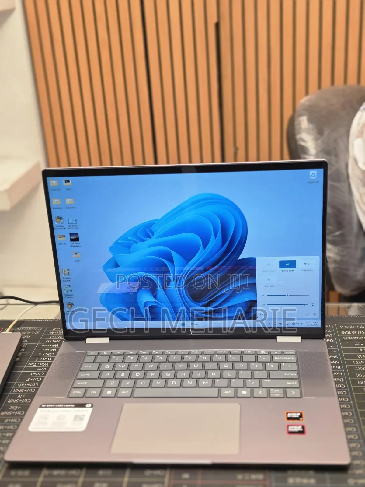 New Laptop HP Envy x360 16GB AMD Ryzen 7 SSD 512GB