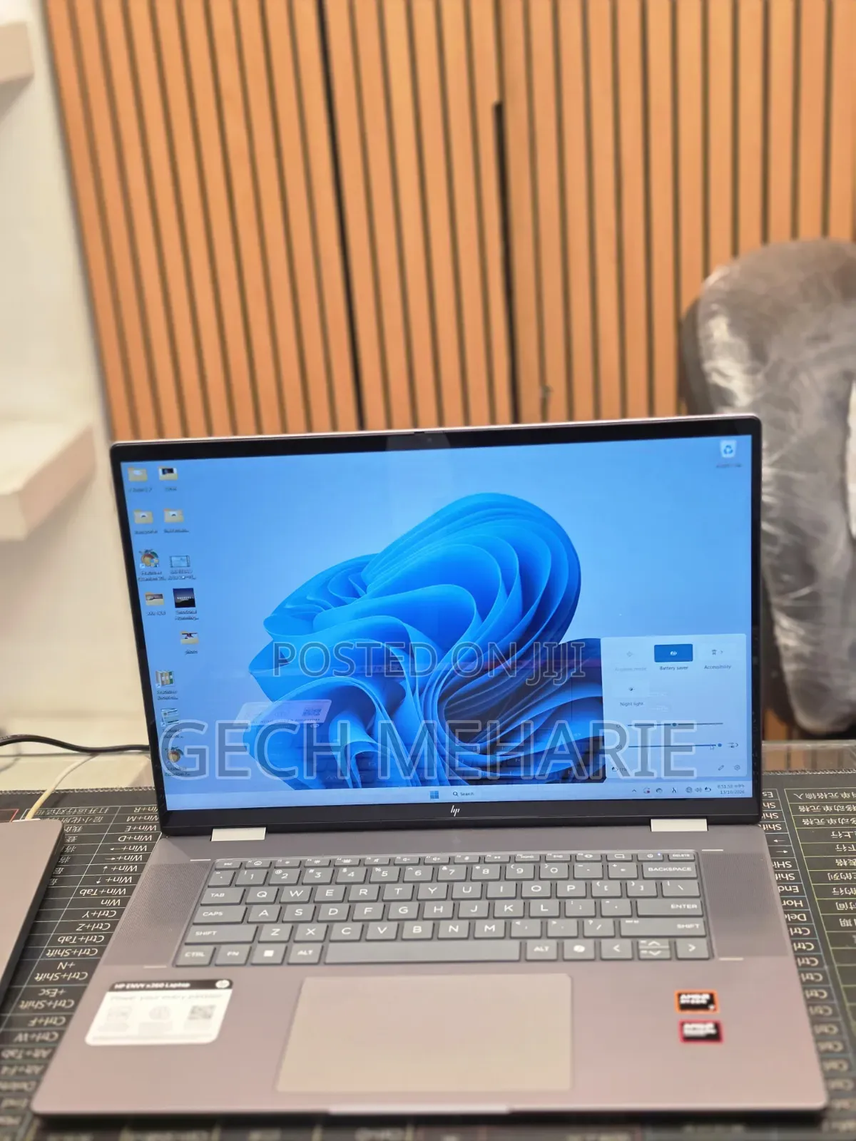 New Laptop HP Envy x360 16GB AMD Ryzen 7 SSD 512GB