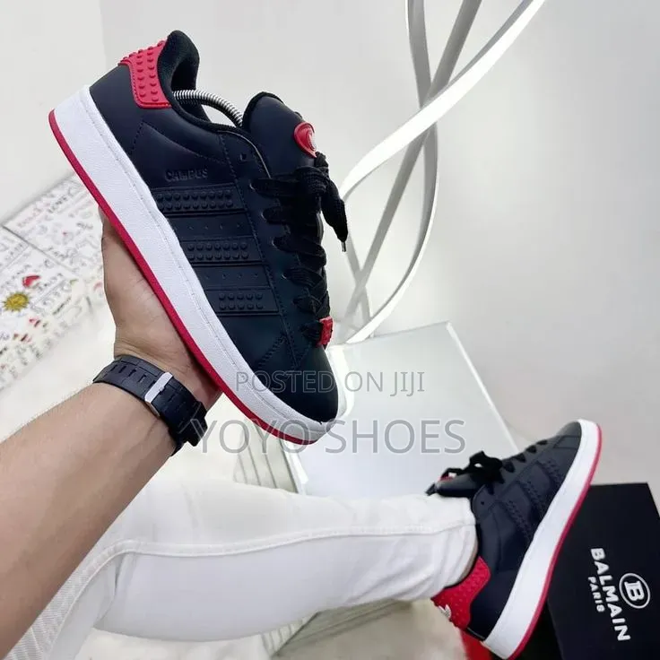Adidas Grand Court X Lego Low-Top Black/Red Fashion Sneaker Men's
