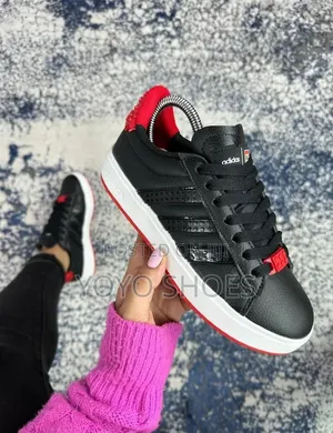 Adidas Grand Court X Lego Low-Top Black/Red Fashion Sneaker Men's