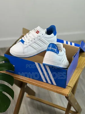 Adidas Grand Court X Lego "White Shock Blue Fashion Sneaker Men's