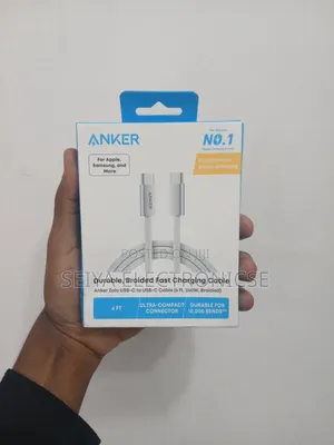 Anker Zolo USB-C to USB-C Braided Fast Charging Cable 240W, 6 Ft,