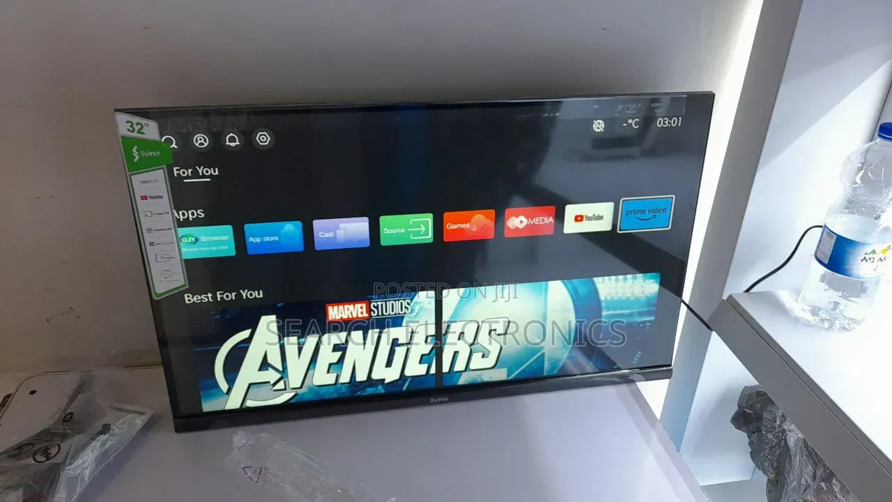 Syinix 32"inch Smart Android Led TV ሳይኔክስ ፍሬምለስ ስማርት ቴሌቪዥን