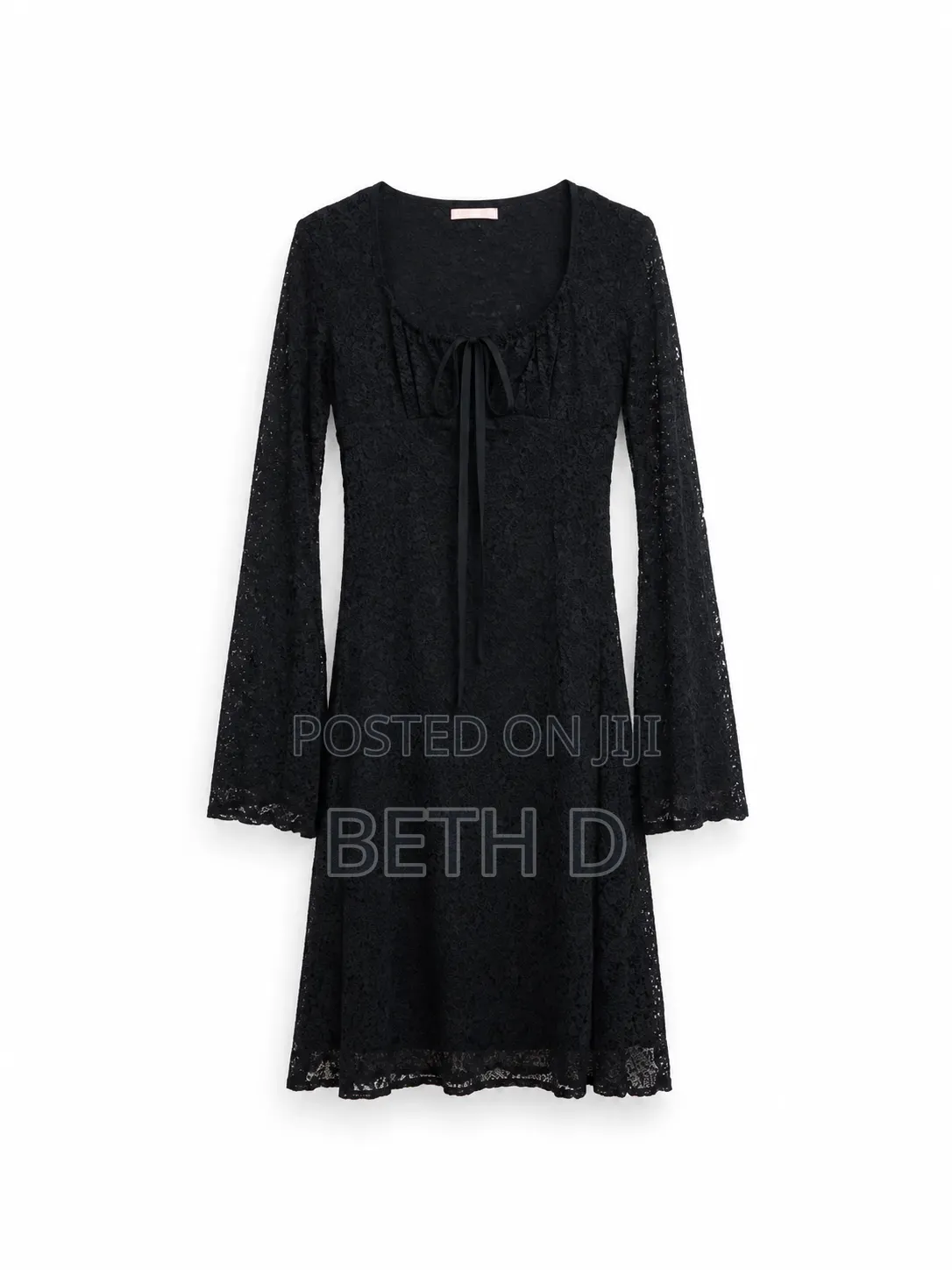 Black Floral Lace Dress