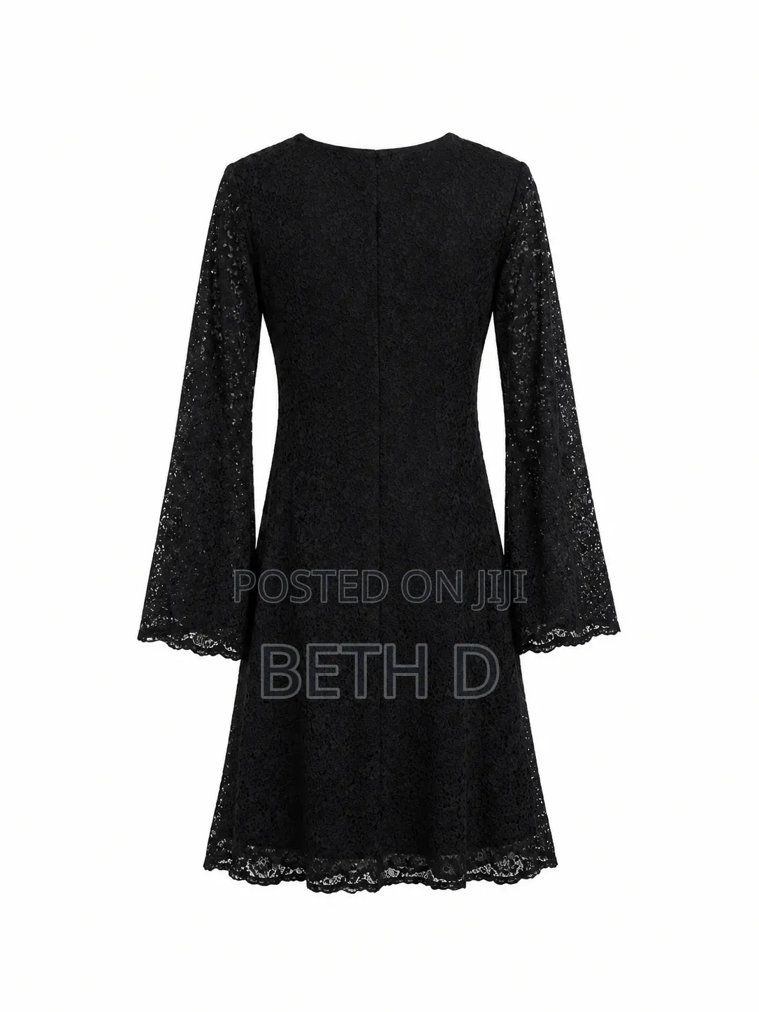 Black Floral Lace Dress