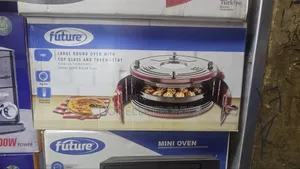 Future Large Round Oven With Top Glass and Thermostat (Model: 1007)