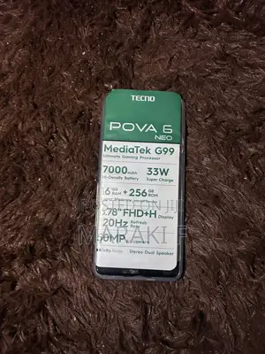 New Tecno Pova 6 Neo 256 GB Black