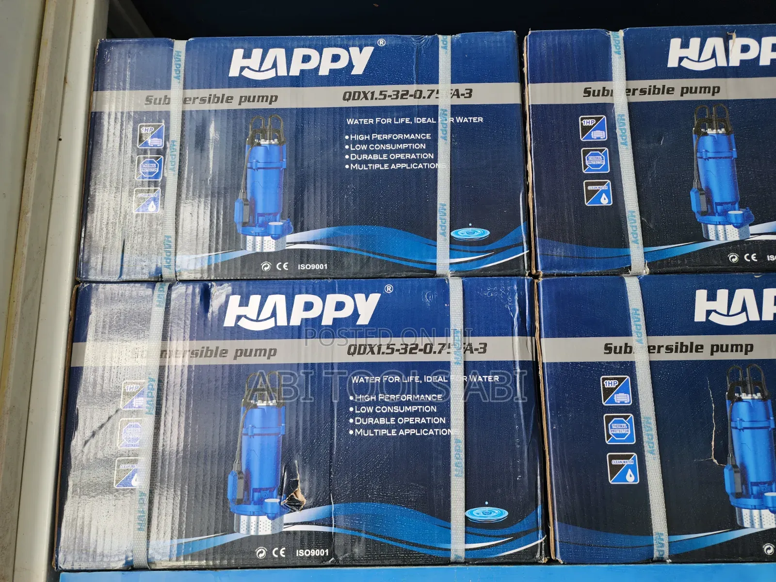 HAPPY 1Hp Submersible Pump
