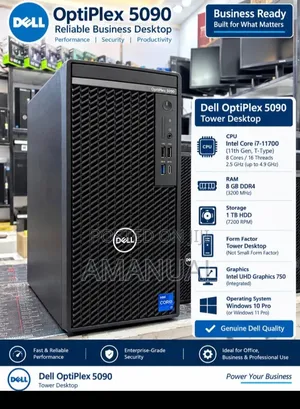 New Desktop Computer Dell 8GB Intel Core i7 HDD 1T