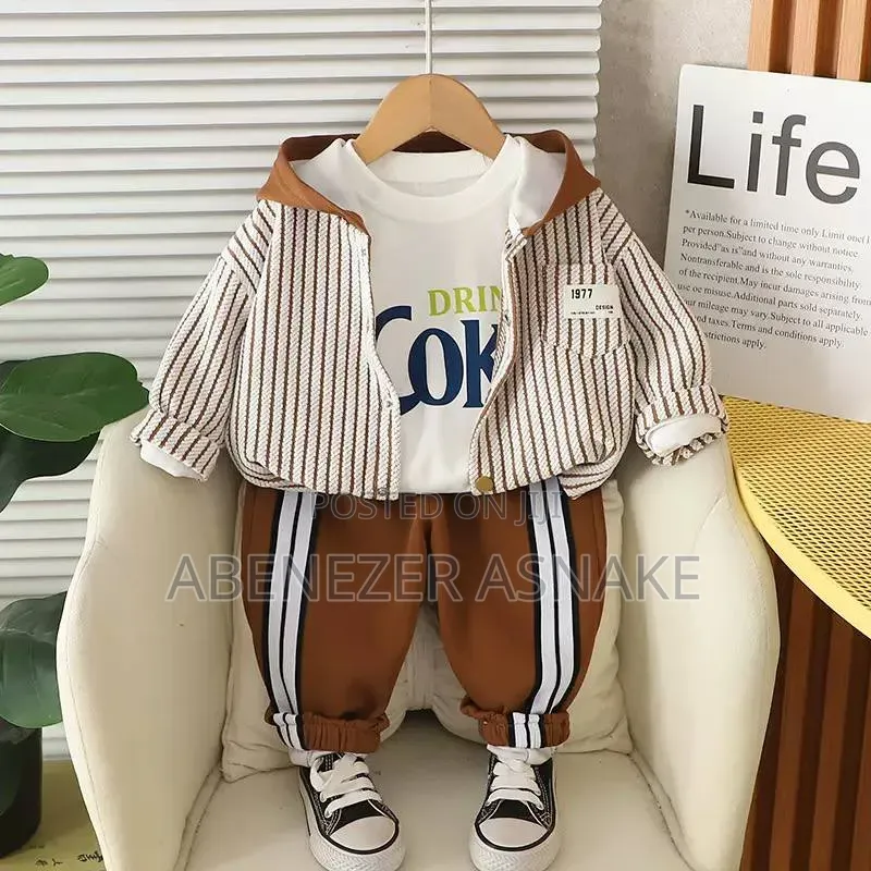 Unisex Three Piece Set Casual Outfit