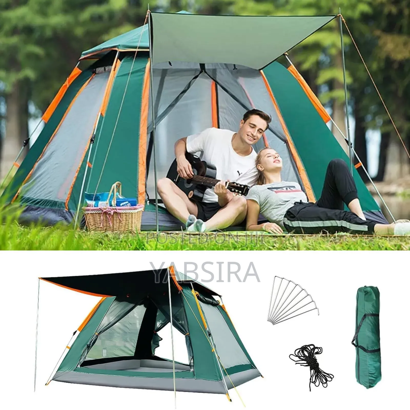 ገብቷል Automatic Travel Tent