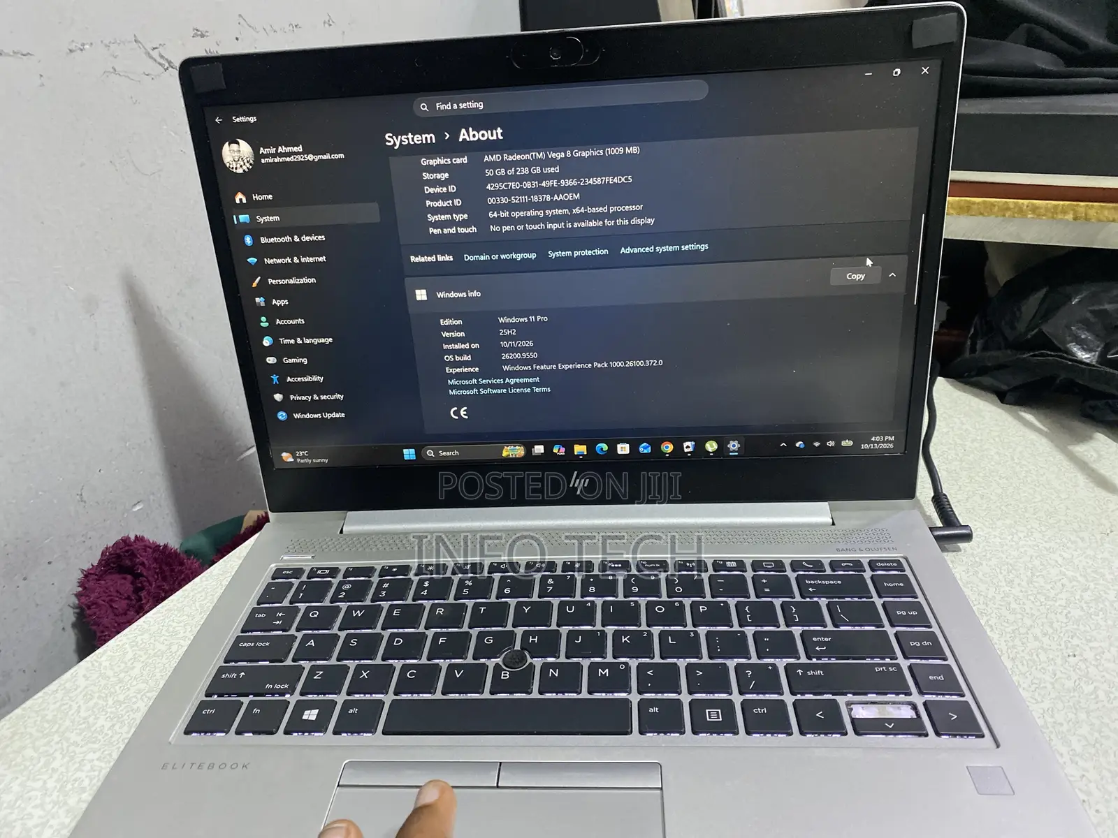 Laptop HP EliteBook 840 16GB AMD Ryzen 5 SSD 256GB