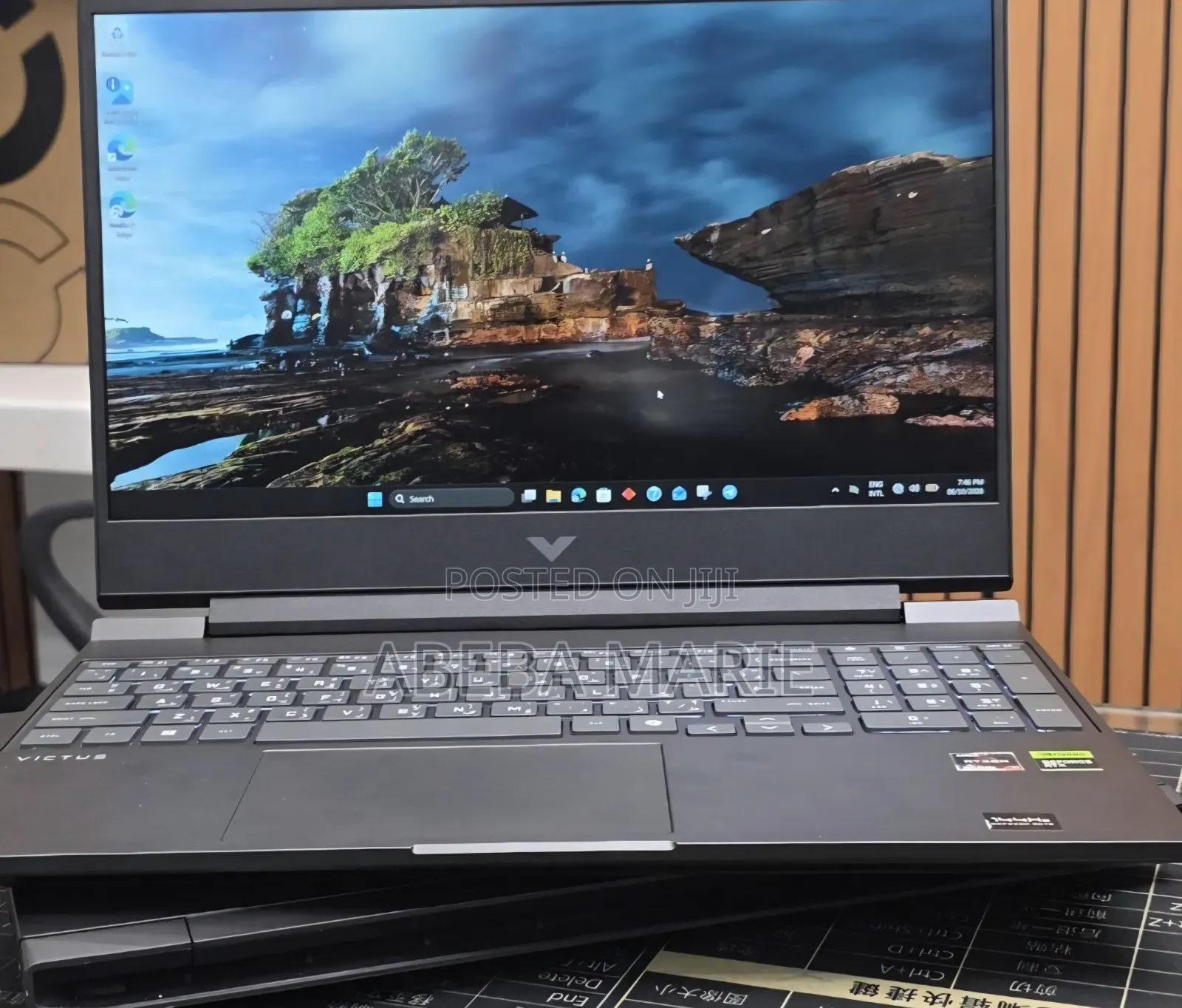 New Laptop HP Victus 15 16GB AMD Ryzen 7 SSD 512GB