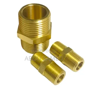 Brass Hex Nipples Connectors