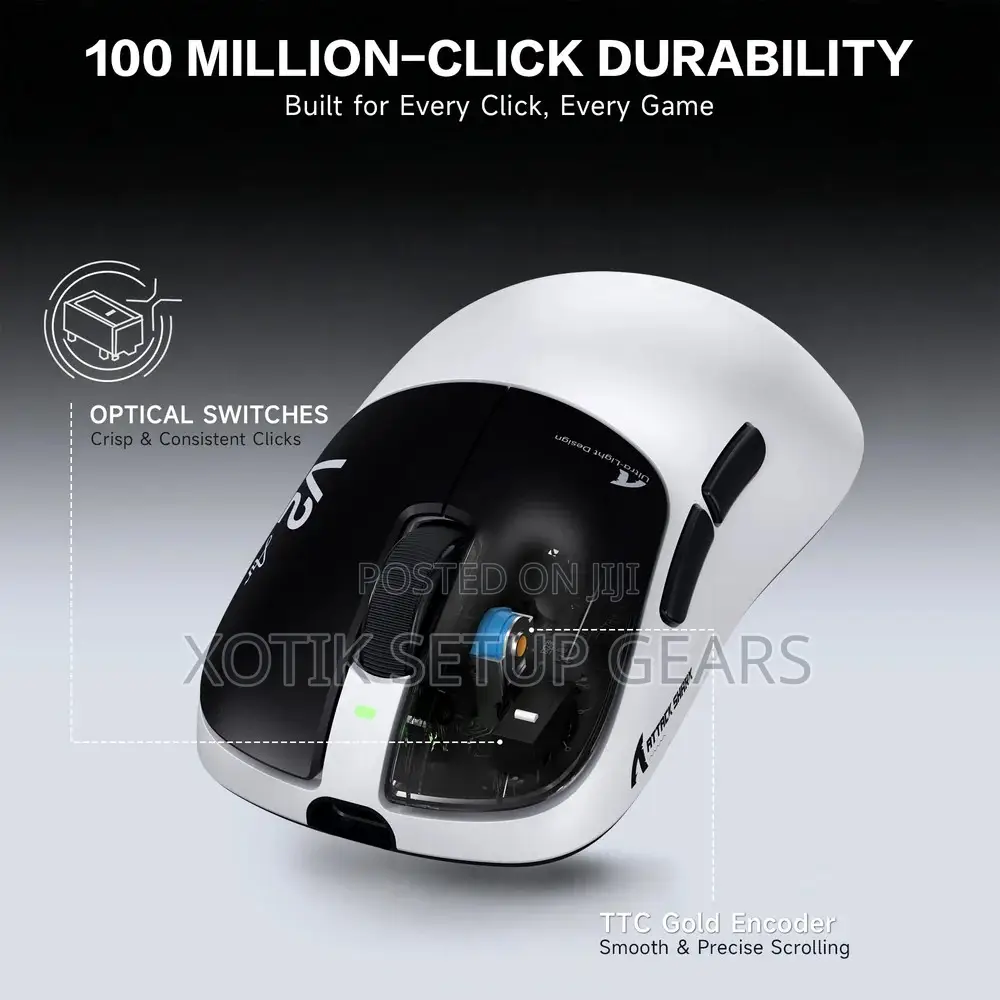 [PRE-ORDER] ATTACK SHARK V2 AIR Wireless Gaming Mouse - Flagship Mouse