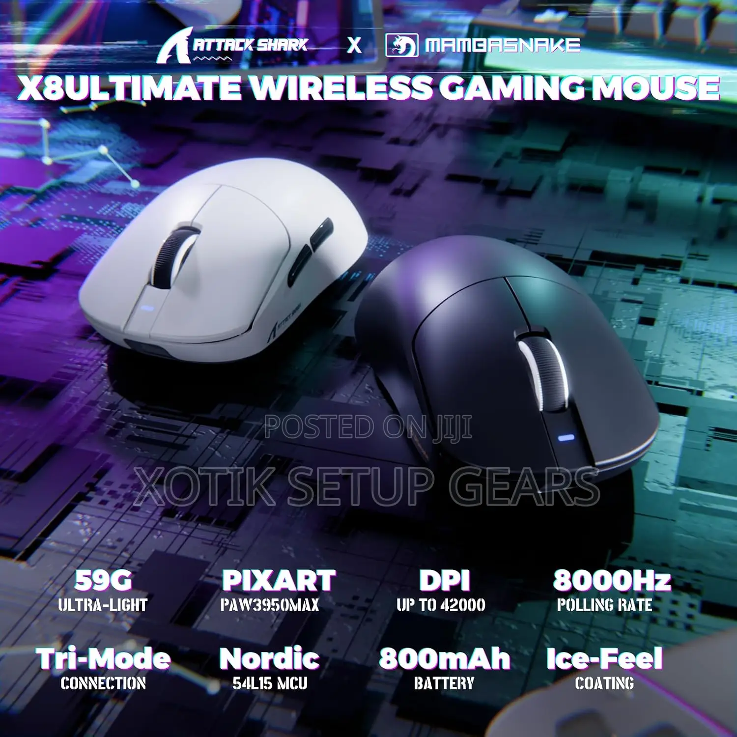 [Pre-Order] ATTACK SHARK X8 ULTIMATE Wireless Gaming Mouse