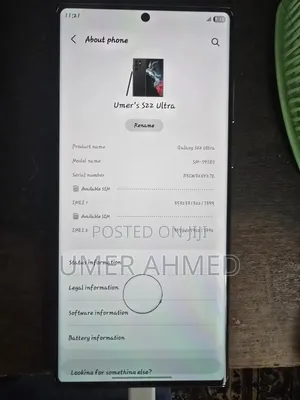 Samsung Galaxy S22 Ultra 256 GB Black