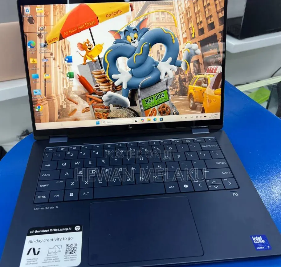 New Laptop HP OmniBook X Flip 14" 16GB Intel Core Ultra 7 SSD 1T