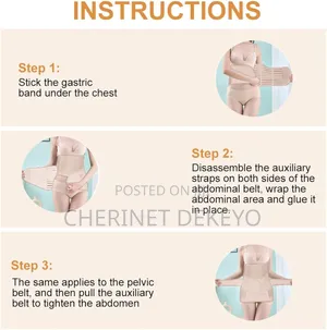 3 in 1 Postpartum Support Recovery Belly Belt