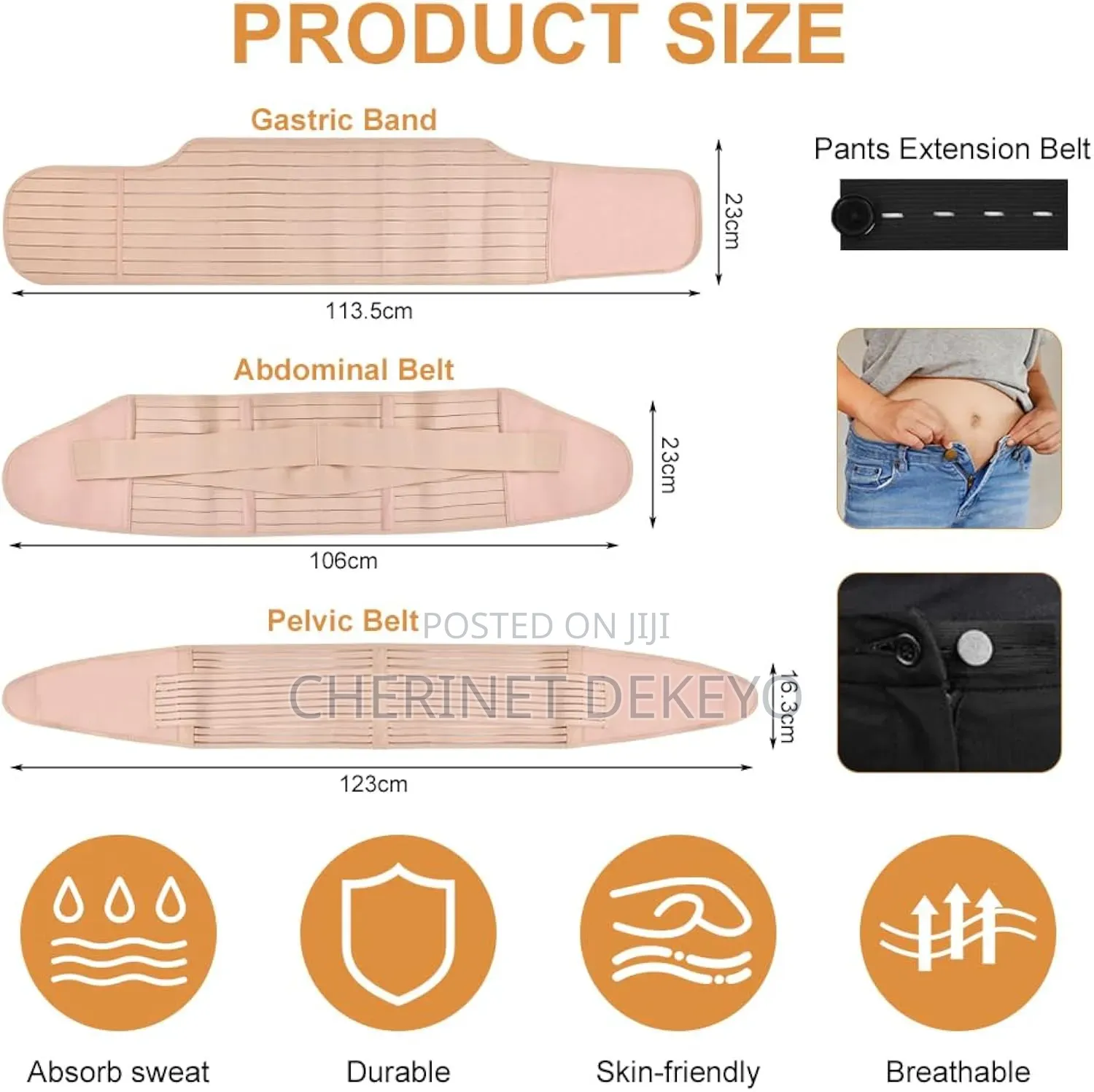 3 in 1 Postpartum Support Recovery Belly Belt
