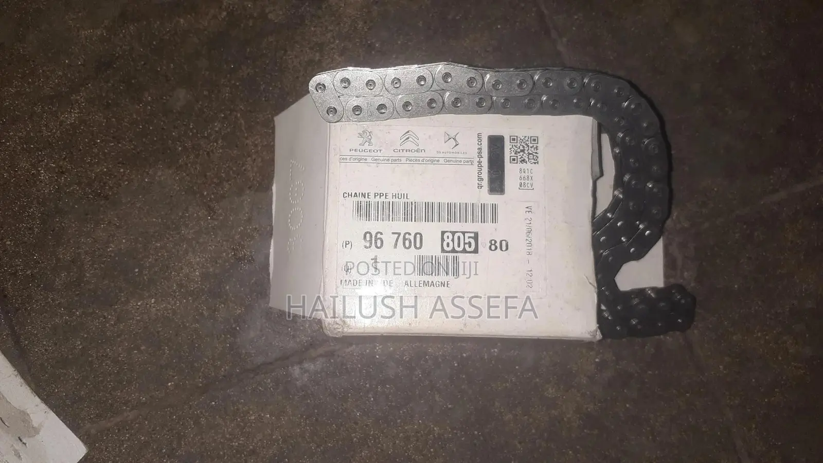 Peugeot 2008 Model Engine Oil Pump Chain