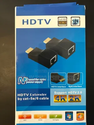 Hdmi 30m Extender to Rj45 Cat5 Network Lan Ethernet Repeater