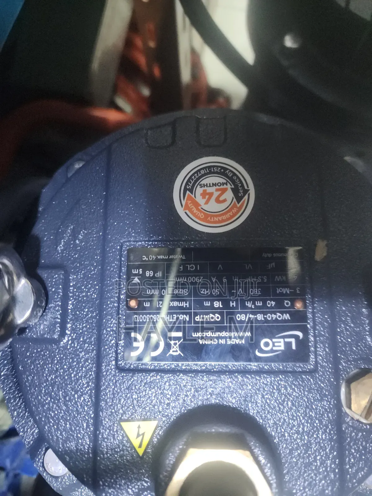 Leo Dewatering Pump 5.5hp