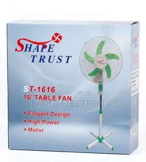 Shape Trust Table Fan – Powerful Airflow | Compact Design & Everyday