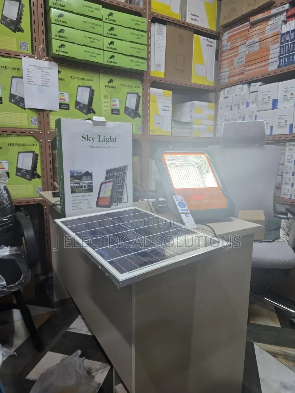 Sky Light IP67 Waterproof Solar LED Flood Light With Solar Panel