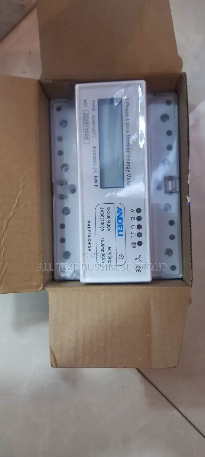 3Phase kw.h 100A