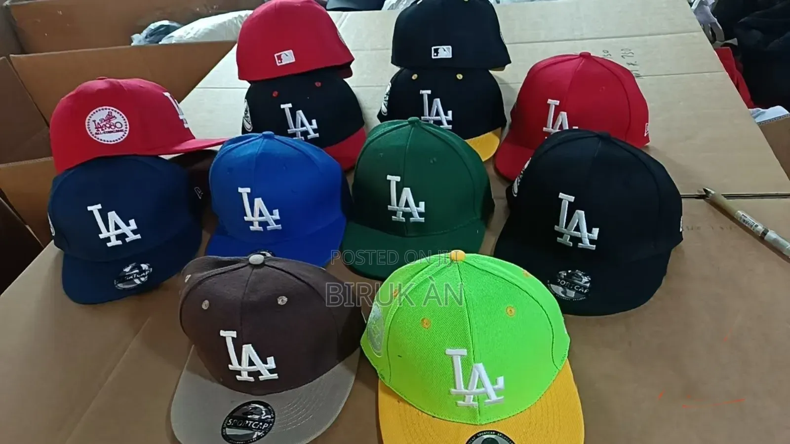 Los Angeles Dodgers Flat-Brim Snapback and Fitted Baseball Caps