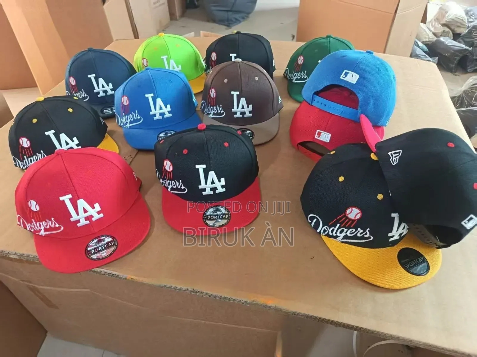 Los Angeles Dodgers Flat-Brim Snapback and Fitted Baseball Caps