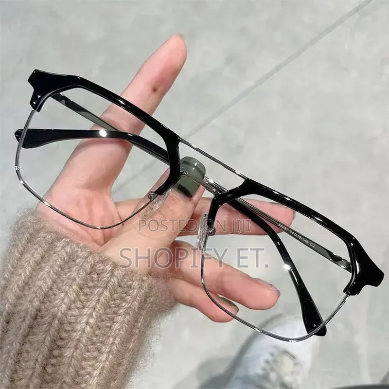 Metallic Frame Blue Light Glasses