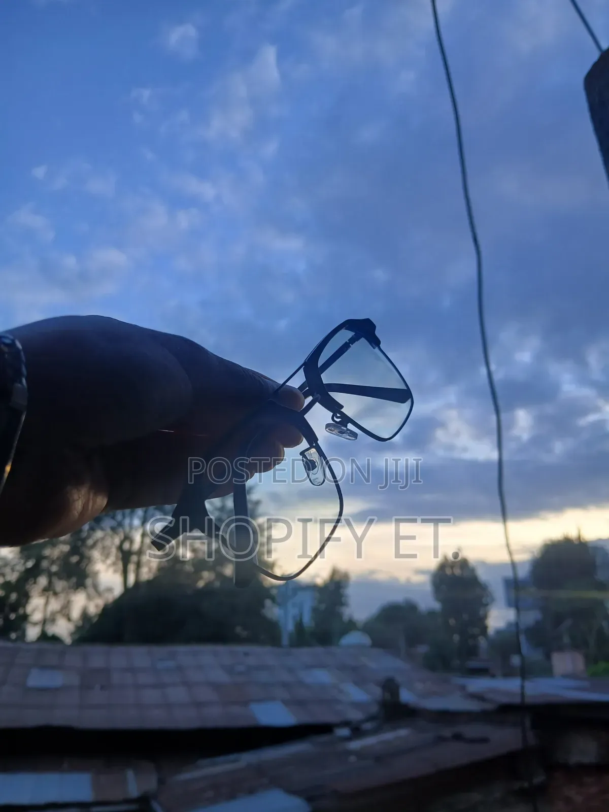 Metallic Frame Blue Light Glasses